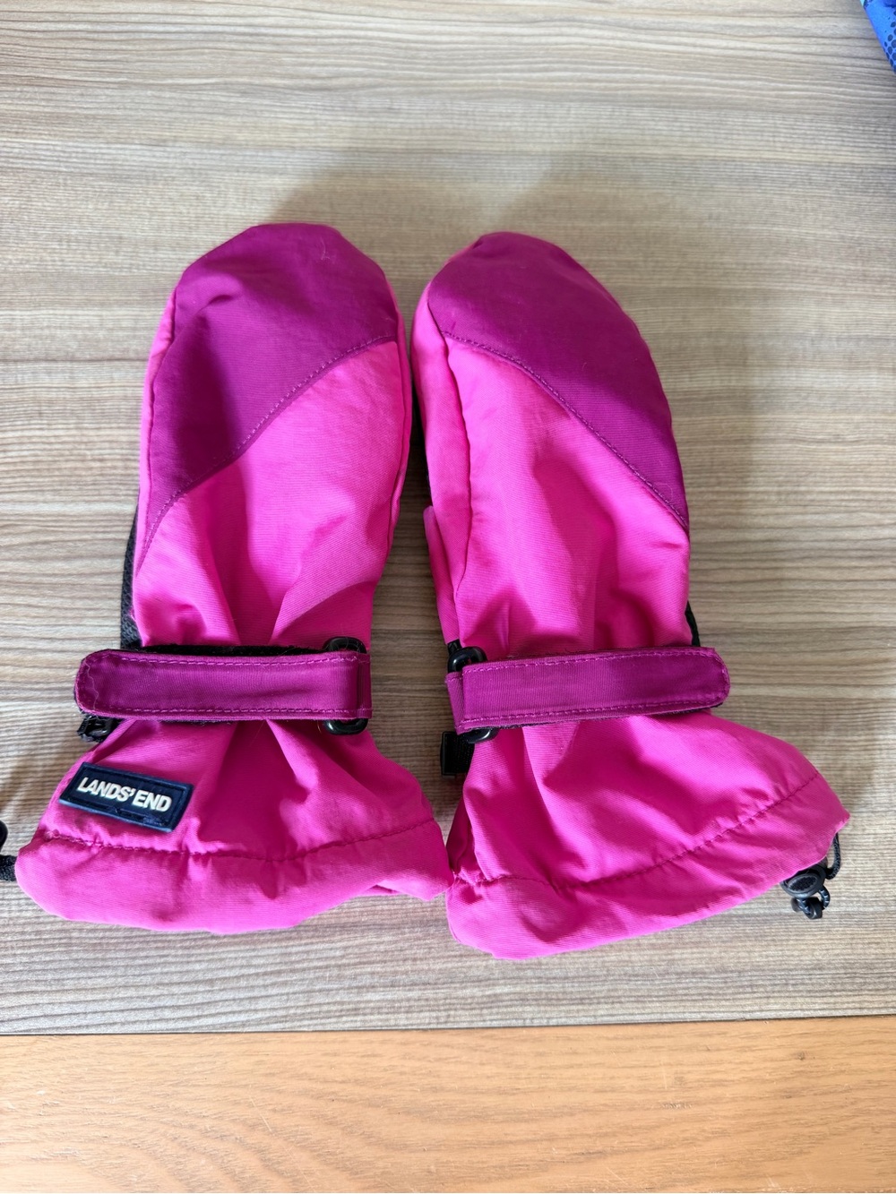Lands' End Kids Squall Mittens Pink Size S Waterproof Winter